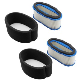 LOCOPOW 11013-7024 11013-7027 Air Filter for Kawasaki FH601V FH641V FH680V FH721V Compatible John Deere M150949 GT245 GX335 GX255 X320 X324 X340 X360 X500 X530 X534 19-25hp V-Twin OHV Engine