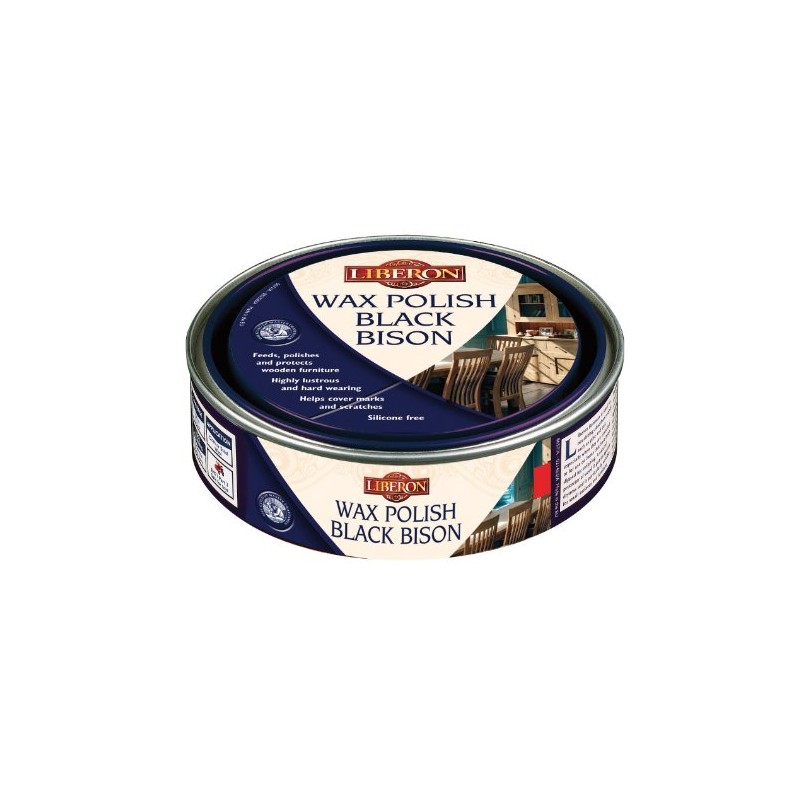Liberon BBPWMO500 500ml Bison Paste Wax - Medium Oak