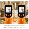 Termometro Digital Infrarrojo Ambiental Industrial -50-400°c