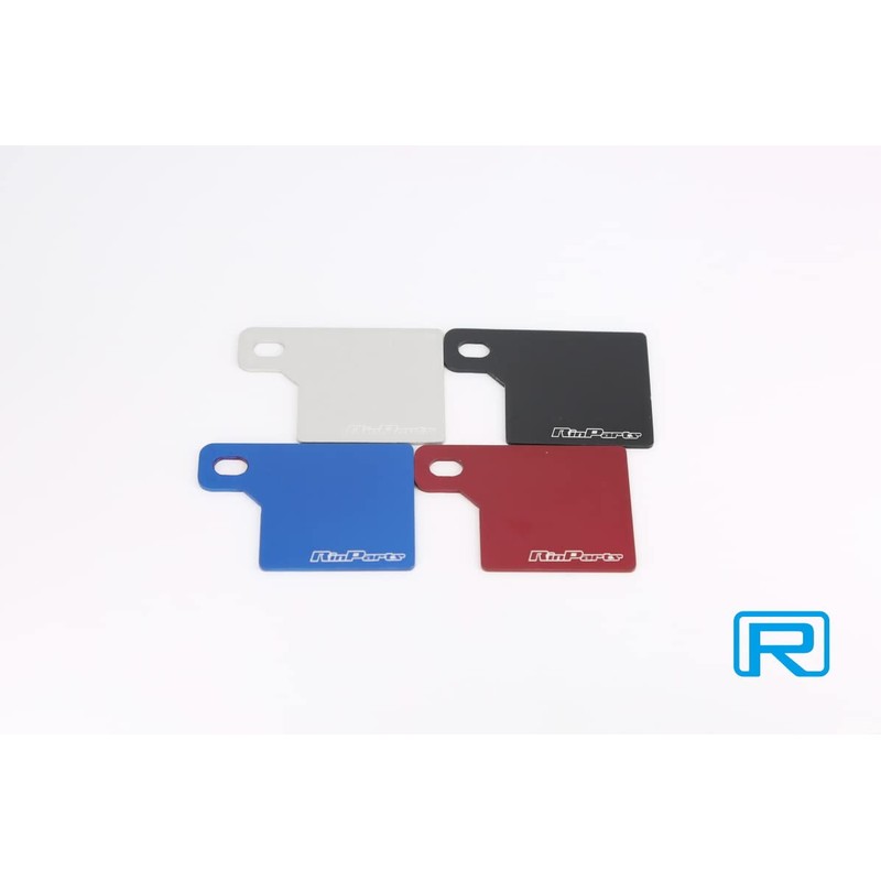 RinParts 1112782 Self-Damage Sticker Plate Type 2 Red