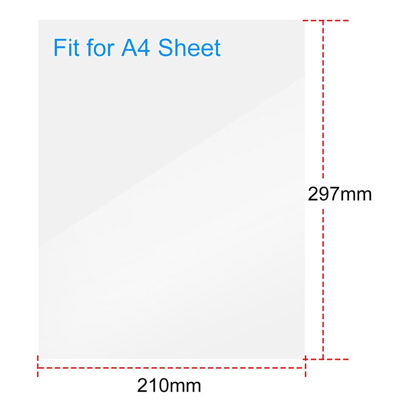 RAYSON Polypropylene Binding Cover, 0.25mm, PP Plastic Matt Binding Covers,