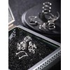 Blulu 8 Pairs Stainless Steel Ear Cuff Non Piercing Clip
