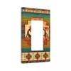 Southwest Native American Kokopelli Single Gang Rocker Decorative Light Switch