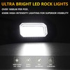 12 Pods Pure White Rock Lights for Trucks 6500K Super