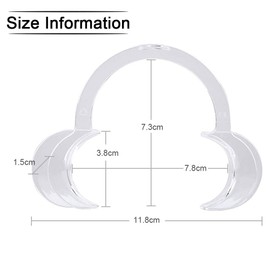 Vicloon Mouth Opener,12 Pcs Dental Mouth Opener,C-Shape Cheek Retractors for Open Mouth Game,Dentistry,Teeth Whitening,Suitable for Adults and Kids