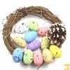 100PCS Colorful Foam Eggs Easter Egg Ornaments Crafts Birds Eggs