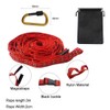 Acenilen 3-Meter Camping Lanyard With 10 Keychain Carabiners, Portable Camping