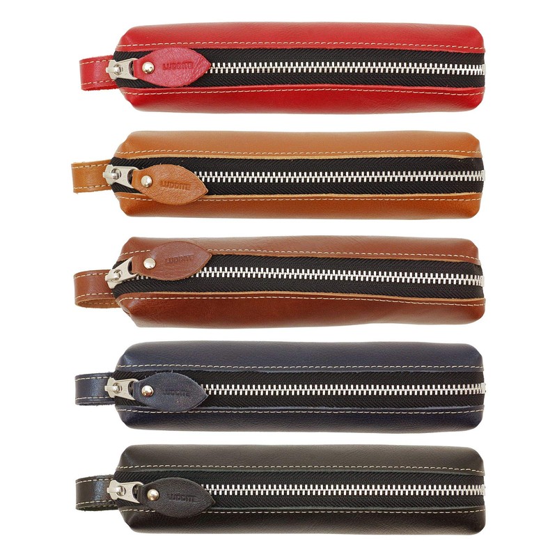 Luddite LDK-BPN-09 Leather Baton Pen Case, Brown