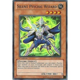 Yu-Gi-Oh! - Silent Psychic Wizard (EXVC-EN025) - Extreme Victory - 1st Edition - Super Rare