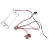 Alnicov Dual Coil Closed Humbucker,Pre-Wired Pickup Harness Kit with 500K