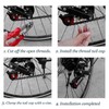 Tsathoggua 100 PCS Bike Brake Cable Ends - Durable Aluminum