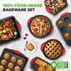 NutriChef 10-Piece Nonstick Kitchen Oven Baking Pans - Premium &