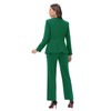 Lamgool Pants Suit for Women Dressy Casual 2 Piece Set