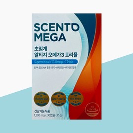 Nutrione Centomega Supercritical Altige Omega-3 Triple 1,200mg x 30 capsules x 1 box rTG / 뉴트리원 센토메가 초임계 알티지 오메가3 트리플 1,200mg x 30캡슐 x 1박스 rTG