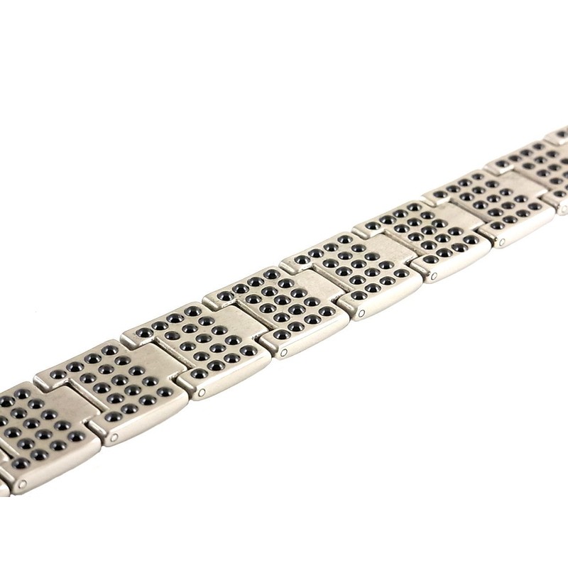 « Titanium > Premium Germanium Bracelet ◇ Germanium 255 Stone