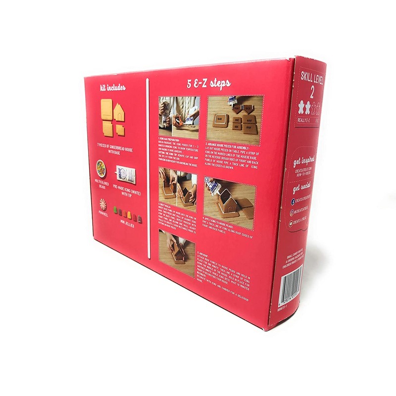 Create-A-Treat E-Z Build Medium Gingerbread House Kit