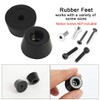 sourcing map Pack of 4 Rubber Feet Bumper Buffer Feet