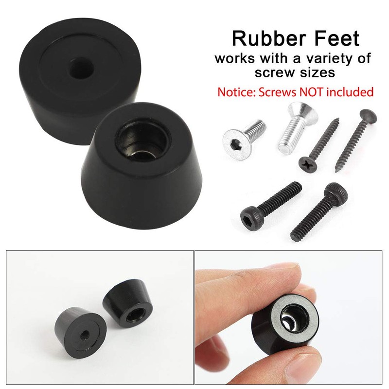 sourcing map Pack of 4 Rubber Feet Bumper Buffer Feet
