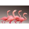 Flamingo Flock Sculpture by John Perry 7in Long Trotting version