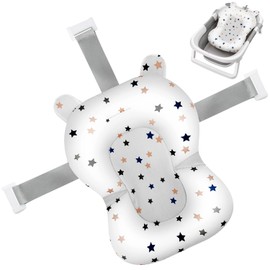 Bath Pillow Baby Bath Pad Newborn Bath Pillow Children's Bath Pillow with Ergonomic Bath Pillow for Bathtub Baby Space Saving Bath Pad for Newborns, for 0-12 Months Baby Bath
