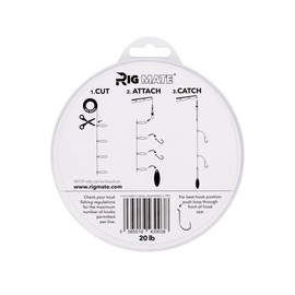 20 lb Pre-Tied Dropper Loop Rigs. Fishing Line Spool. Loops 18 Inches Apart with 5.5 Inch Loop Size. Perfect for Saltwater & Freshwater Fishing. Perfect for Snapper & Other Bottom Feeding Fish.