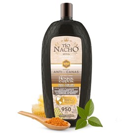 TÍO NACHO Shampoo Anti-Canas y Anti-Caída con Jalea Real y Henna Vegetal, 950ml
