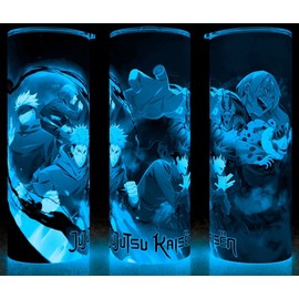 Glow in the Dark Jujutsu Kaisen JJK Yuji Itadori Anime Cup Mug Tumbler 20oz