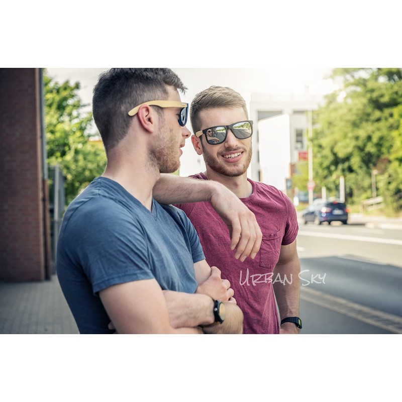 UrbanSky Men's Sunglasses 2 Pack Classic Models, Raymond - Cool