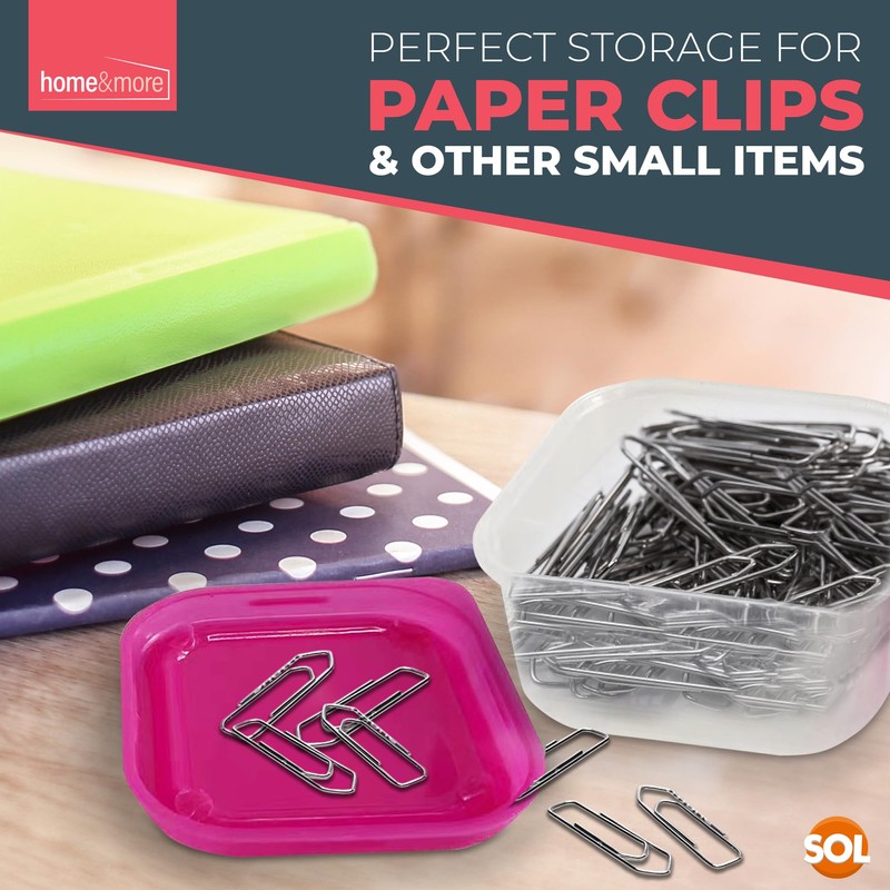 SOL 24pk Small Plastic Containers with Lids 80ml Stackable Small