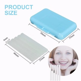 Orthodontic Wax for Braces, Orthodontic Relief Wax, Dental Wax Braces Support Wax, Braces Wax, for Braces Wearers