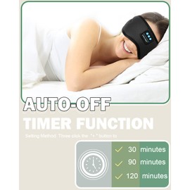 White Noise Sleep Mask With Sleep Headphones for Men Women