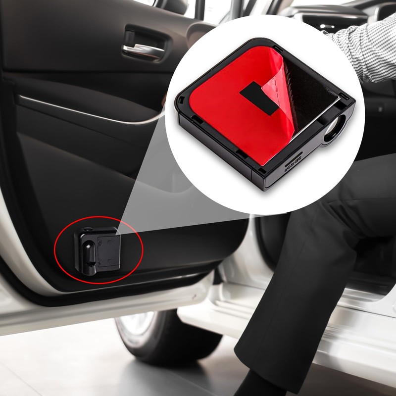 2PCS Cute Kitten Car Door Lights Projector, Universal Car Door