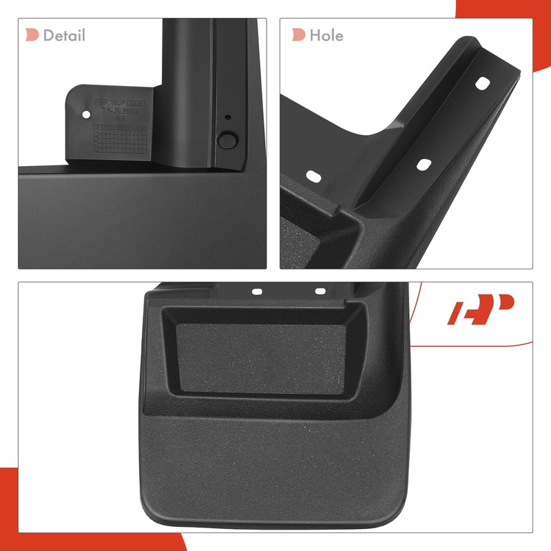 A-Premium Set of 4PCS Mud Flaps Splash Guards Mudguards Mudflaps