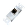 BOPLAT 1 Port Cat7 Ethernet Decora Insert Wall Plate -