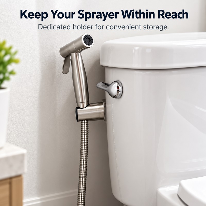 Handheld Toilet Bidet Sprayer Set – Stainless Steel Hand Sprayer