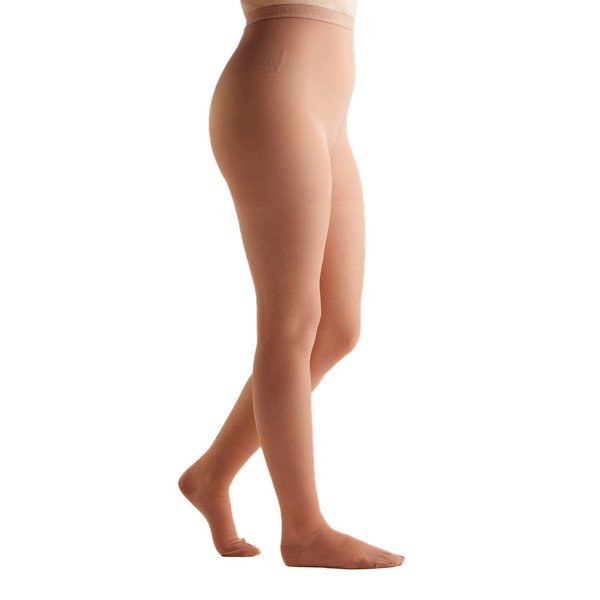 EvoNation Women’s Waist High 8-15 mmHg Graduated Compression Pantyhose – Mild Pressure Compression Support Stockings