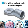 Cembre A14-M8 Tubular Cable Lug 70 mm² M8 Uninsulated Tin-Plated