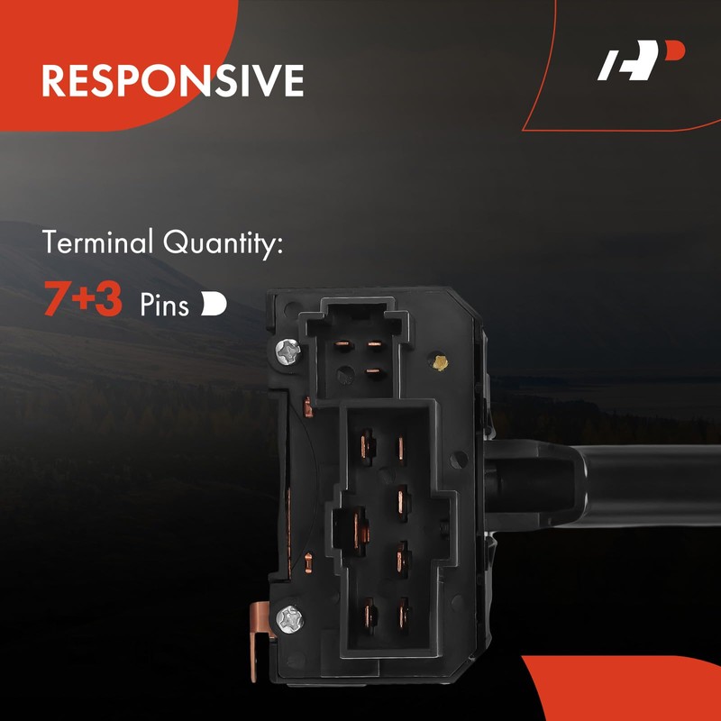 A-Premium Headlight Dimmer Switch Lever Compatible with Honda Civic 1989-1991,