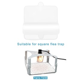 12 Pack Flea Trap Refill Discs 6" Replacement Glue Boards for Terro T230 T231 Square Flea Bed Bug Traps for Inside Your Home, Sticky Pads for Fleas, Bugs, Flies, Mosquitos, etc