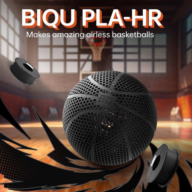BIQU PLA-HR Flexible 3D Printer Filament Specifically for Printing Airless