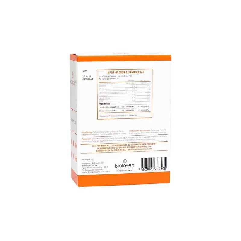 Probiotix | 50 Billones De Probióticos | 2 Cepas |