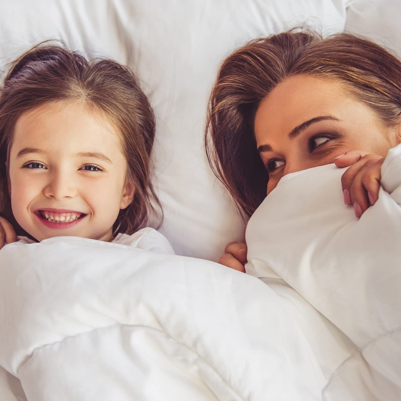 Bluestone Extra Thick Mattress Topper, King Size, White