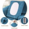 WEERRW 4 Pieces Velvet High Stretch Couch Covers for 3