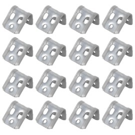 sourcing map 100Pcs Sofa Repair Spring Clip, 5-Holes Upholstery Spring Buckle for Sofa Chair Couch Bed Spring Clips Furniture Repair Parts