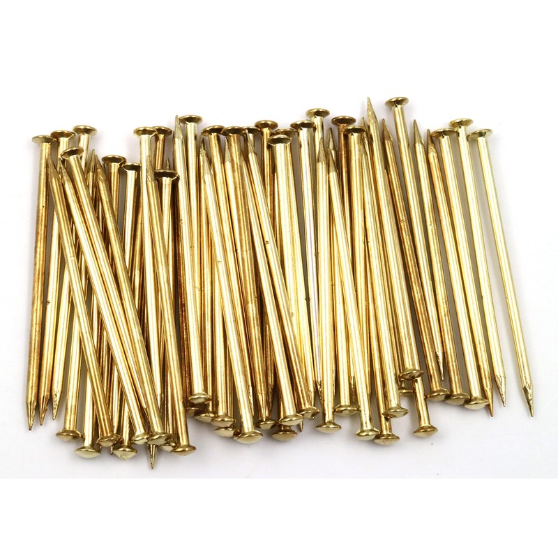 Design61 50x Steel Pins Steel Nails Skirting Board Pins Nail