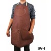 Benitez S.J.T. 10 Mandiles Barbero Vini Piel Delantal Estilista Barber
