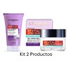 Kit Gel De Limpieza Y Gel Crema Antibrillo L'oréal Paris