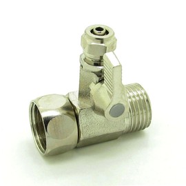 PT 1/2 (3/4Inch/ 19.5mm/ 20.3mm) to 1/4"(6.8mm) RO Feed Water Adapter Ball Valve Faucet Tap Feed Reverse Osmosis