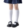 Marchare Girls Knee High Socks Kids School Uniform Seamless Cable