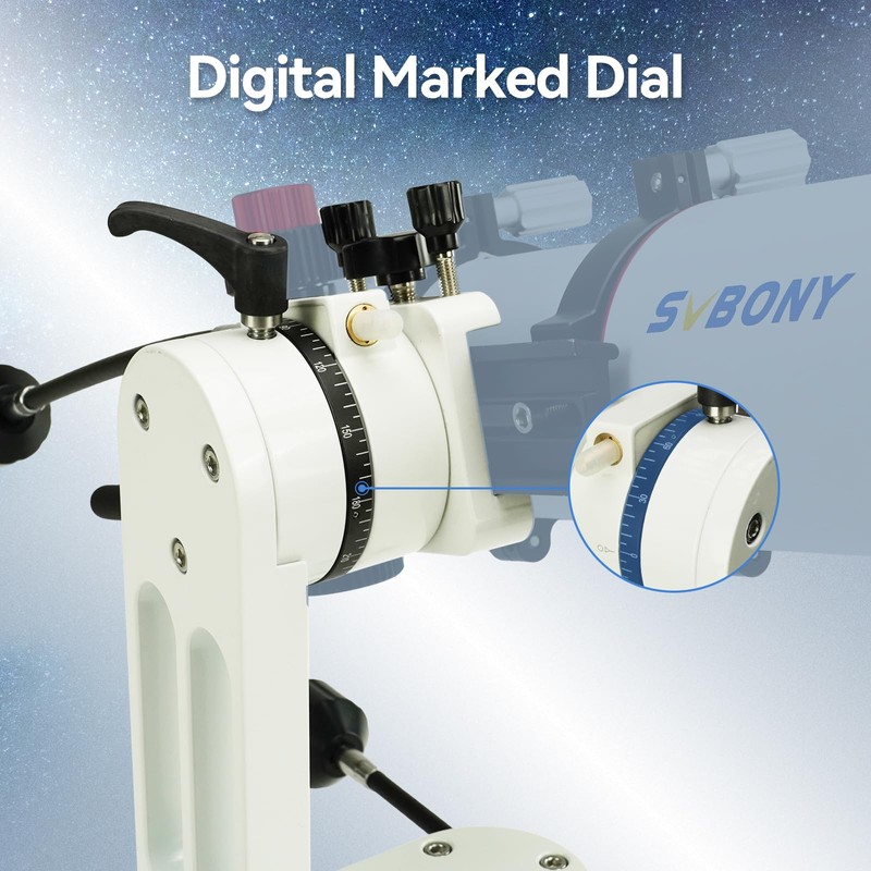 SVBONY SV225 Alt-Azimuth Mount, Adjustable Angle Alt-Azimuth Mount, Load-Bearing 10kg,